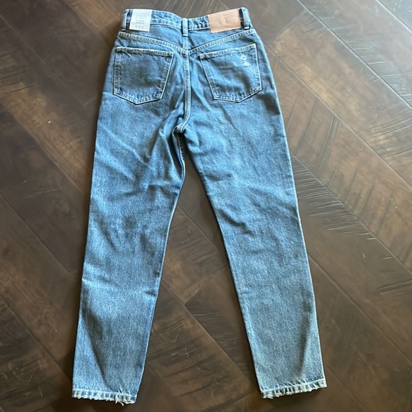 ZARA Mom fit high rise jeans ankle length NWT - Picture 2 of 6